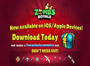ZombsRoyale.io App is Available on Apple Devices