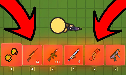 zombsroyale.io weapon list